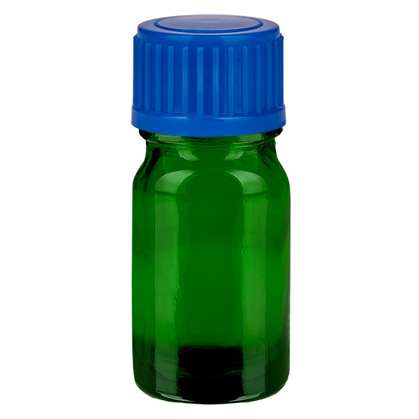 5ml Flasche 11mm Schraubverschluss blau Standard GreenLine UT18/5 5ml Flasche 11mm Schraubverschluss blau Standard GreenLine UT18/5